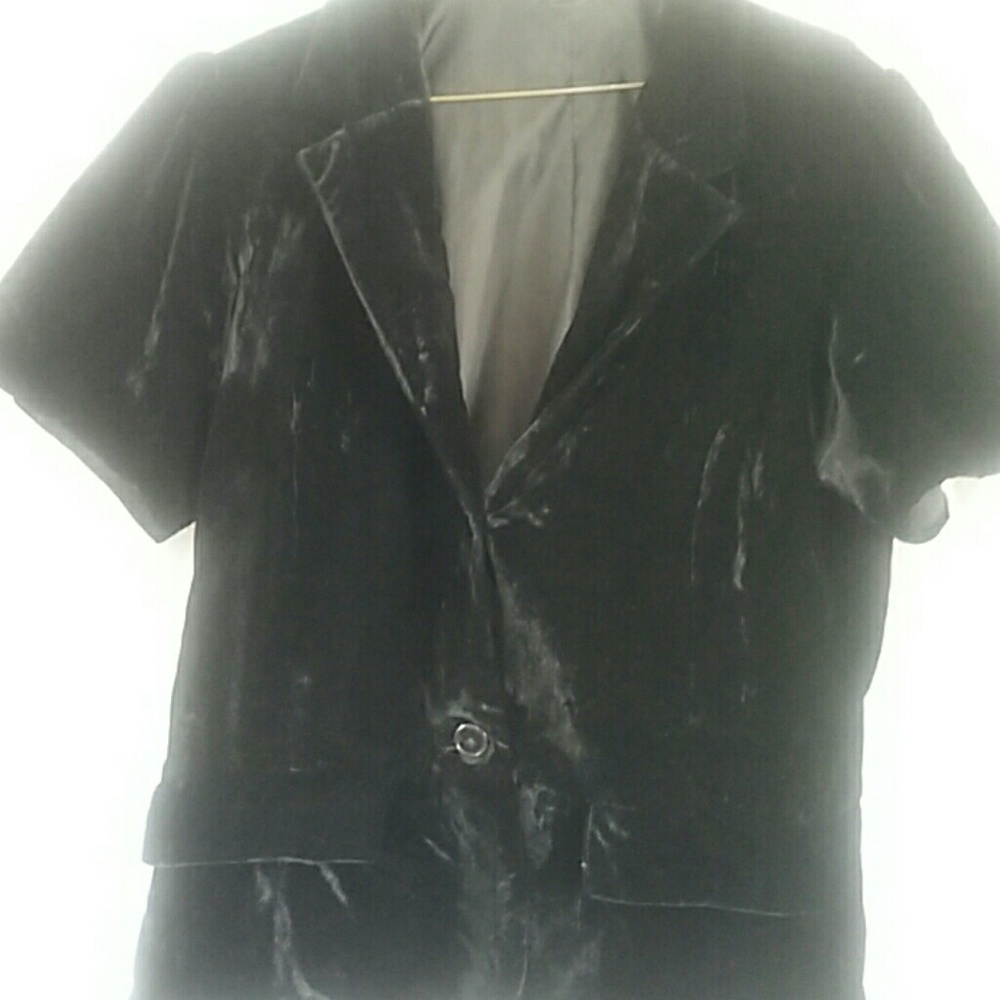 Old navy Black Velvet blazer